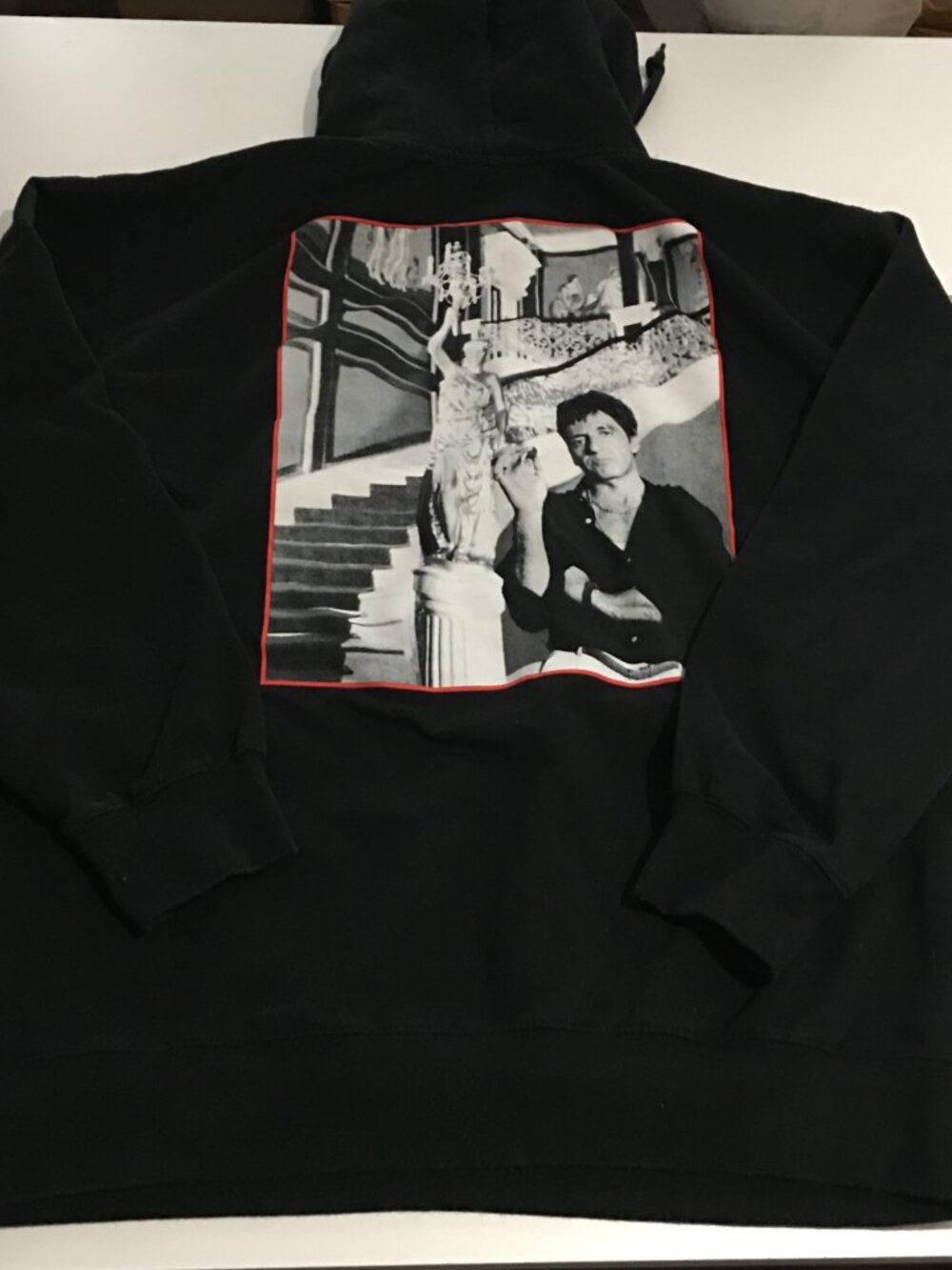 Scarface Hoodie Sweatshirt Mens SIze XL Black The World Is Yours